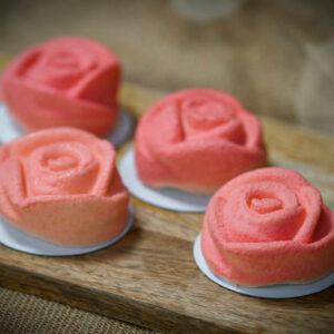 Monoporcja w kształcie róży