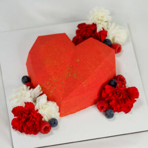 Tort musowy serce geo- 6 porcji