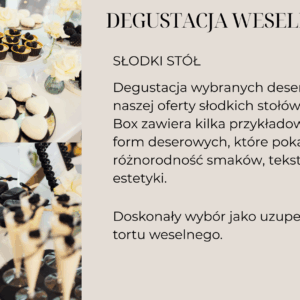 DEGUSTACJA- SŁODKI STÓŁ